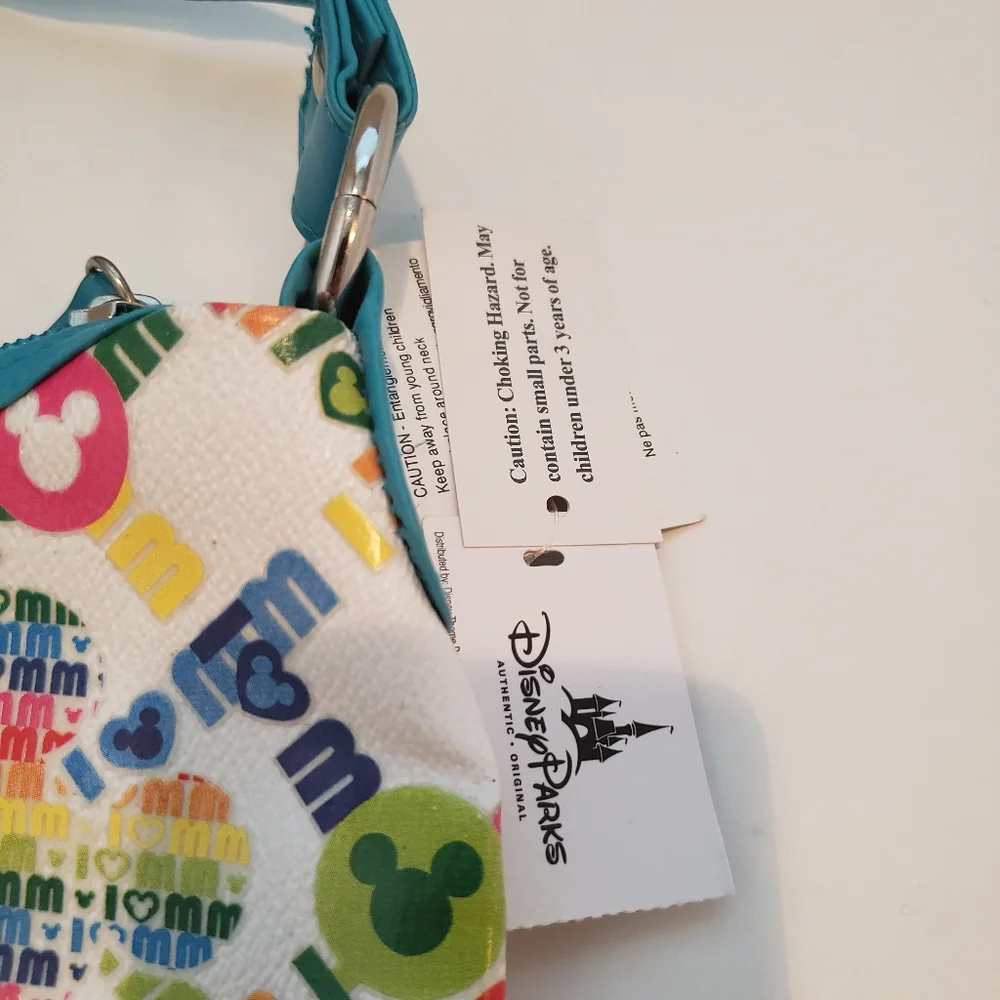 Disney Parks Mickey Heads Multi Color Purse‎